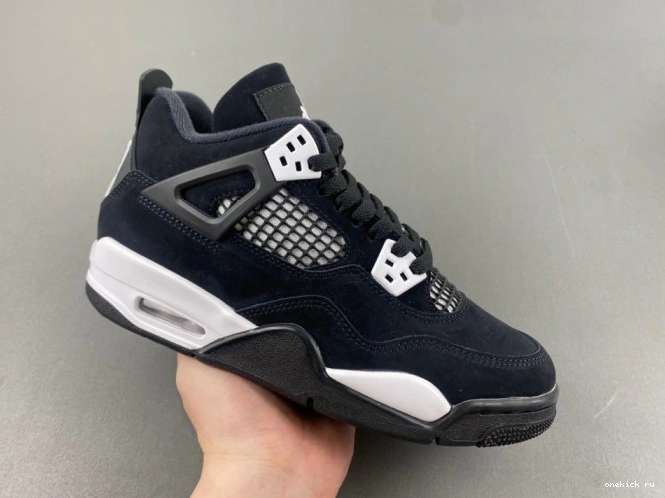 Chep Onekick Jordan Air 4 Retro Thunder FQ8213-001 White 0817
